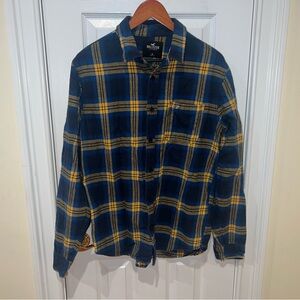 Hollister California Mens Flannel Shirt Medium
